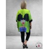 FRENZI Shirt Lady Zwart/Lime