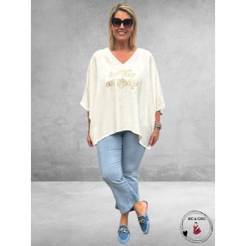 MADE IN ITALY Shirt La Vie Est Belle