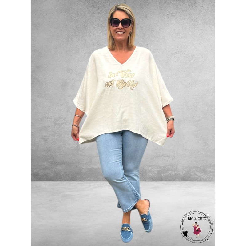 MADE IN ITALY Shirt La Vie Est Belle