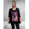 FRENZI Shirt  Pink Poes