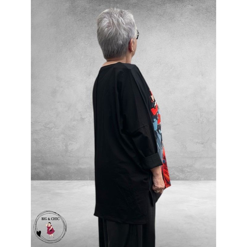 FRENZI Shirt Met Statement