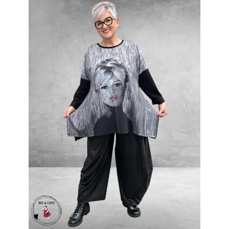 FRENZI Shirt A-Lijn Brigitte Bardot