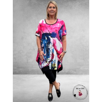 FRENZI Tuniek Zwart/Rose