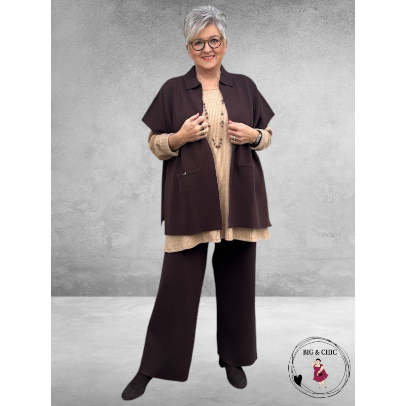 ONLY-M Pantalon Marrone