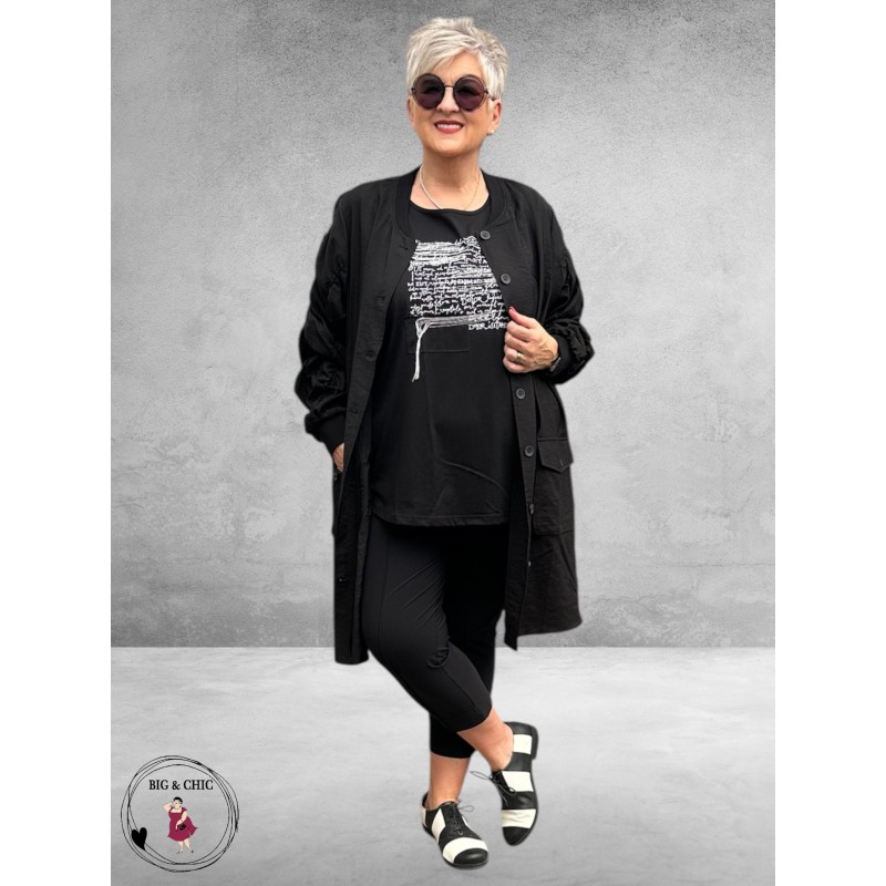 GOZZIP T-Shirt Lilian Zwart