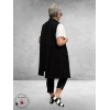 GOZZIP Waistcoat Mouna Zwart