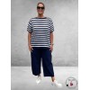 GOZZIP Baggy Broek Clara Navy