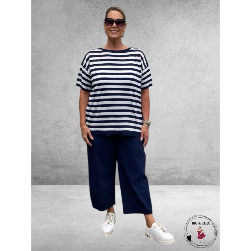 GOZZIP Baggy Broek Clara Navy