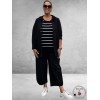GOZZIP Baggy Broek Clara Zwart