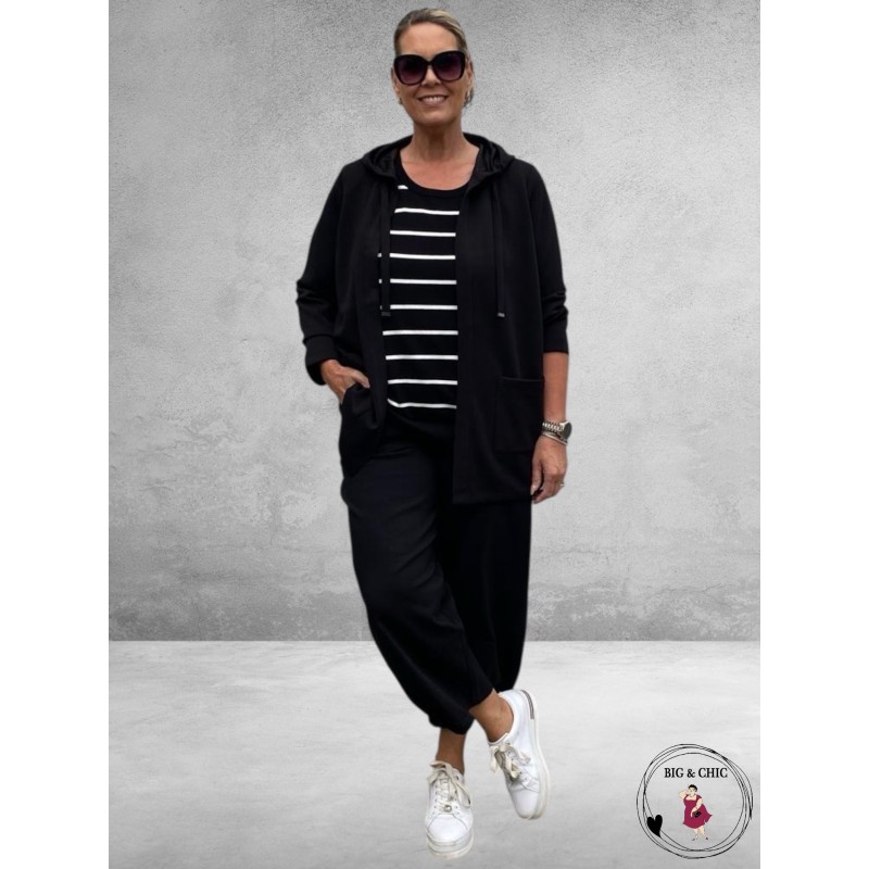 GOZZIP Baggy Broek Clara Zwart