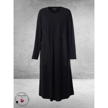 GOZZIP Jurk Savanah Zwart