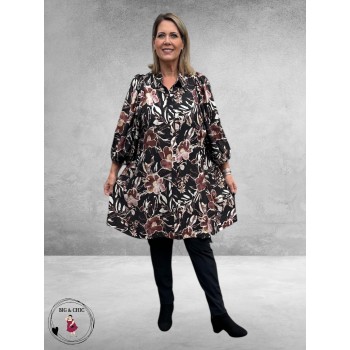 GOZZIP Tuniek/Doorknoop Blouse Agnete