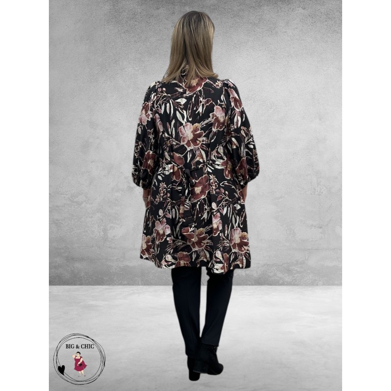 GOZZIP Tuniek/Doorknoop Blouse Agnete