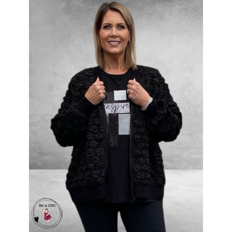 GOZZIP Bomber Jas Elin Zwart