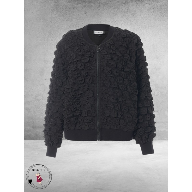 GOZZIP Bomber Jas Elin Zwart