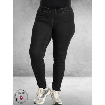 GOZZIP Jeans MAYA LEGGING Black Denim