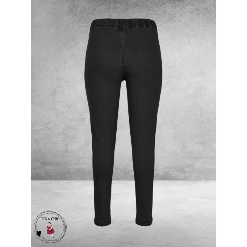 GOZZIP Jeans MAYA LEGGING Black Denim