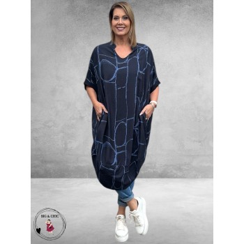 GOZZIP Jurk Jasmin Navy