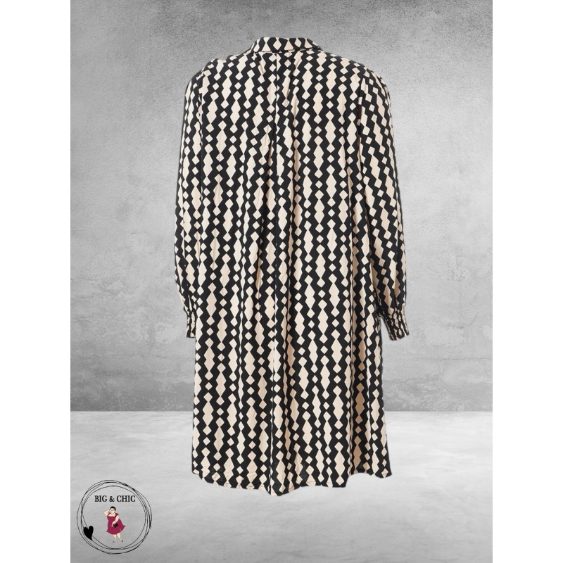 GOZZIP Tuniek Gyda Black/Offwhite