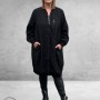 GOZZIP Cardigan Ellinor Black