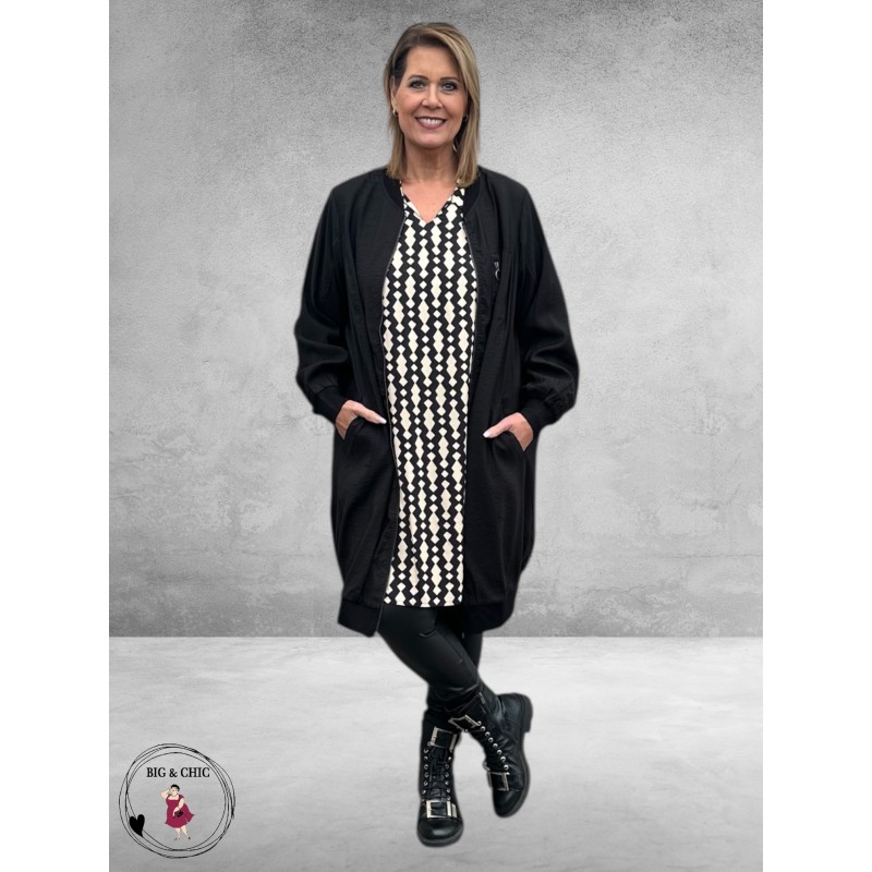 GOZZIP Cardigan Ellinor Black