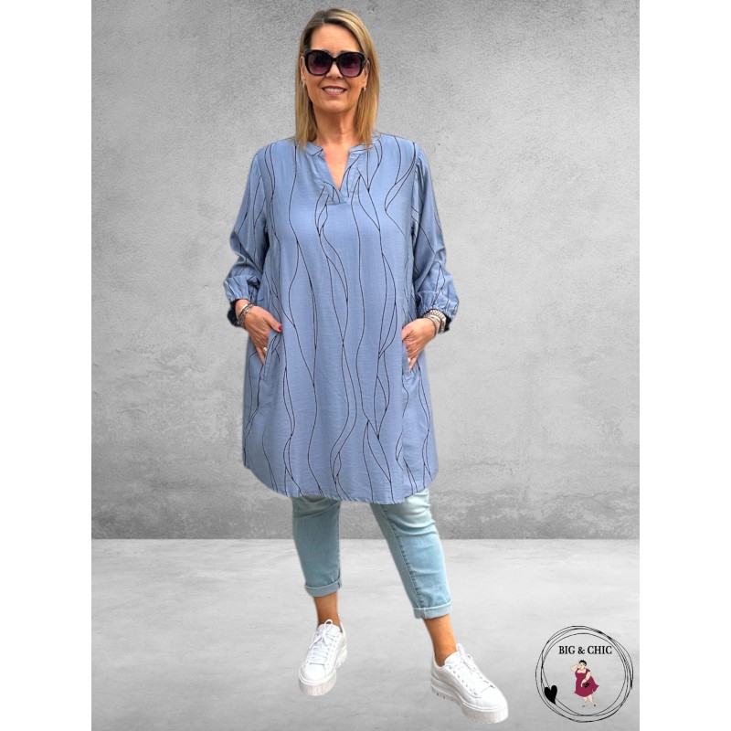 GOZZIP Tuniek JEANA Blue