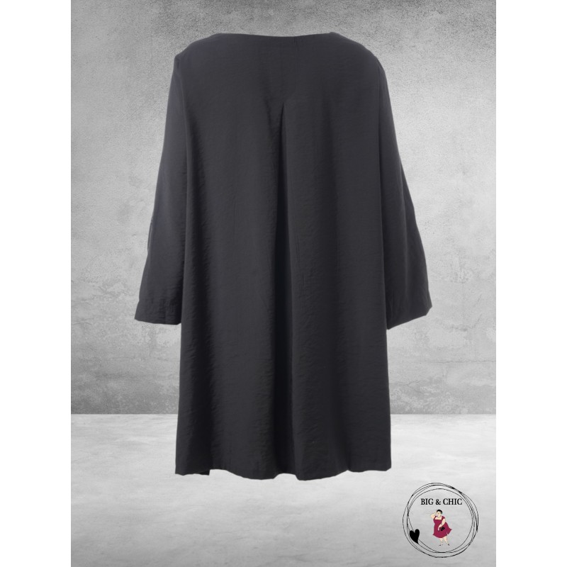 GOZZIP Tuniek Klarissa  Zwart/Olijf