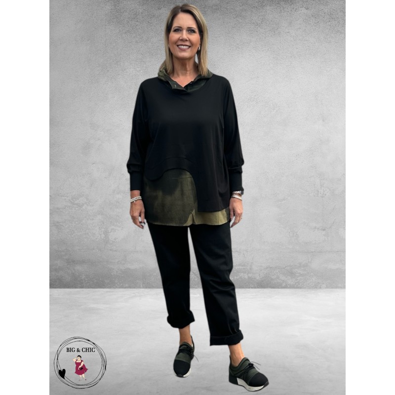 GOZZIP Rok/Broek Kissy Zwart