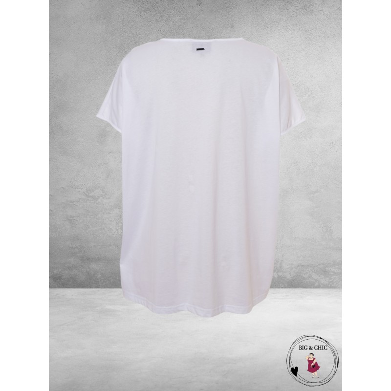 GOZZIP T-Shirt Lilian Wit