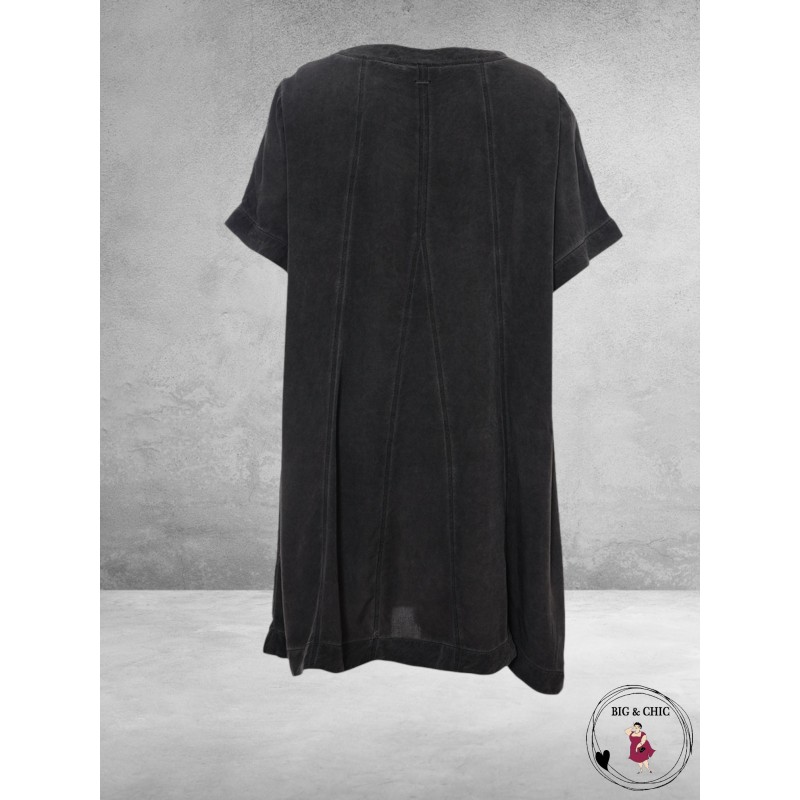 GOZZIP Tuniek Leslie Washed Black