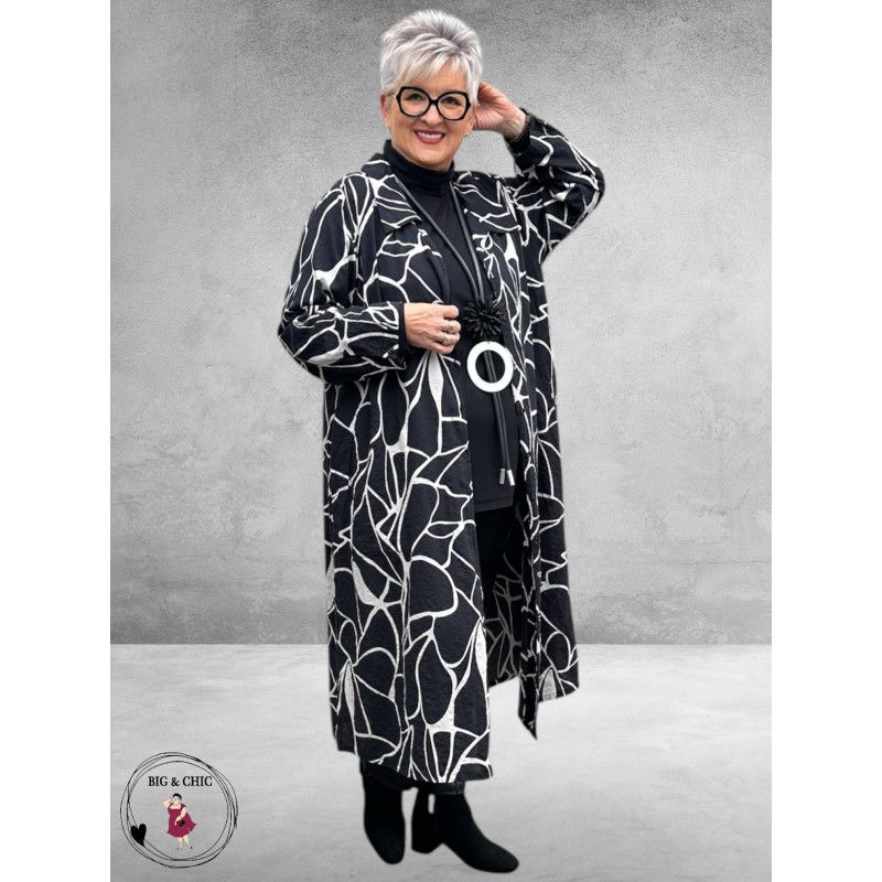 GOZZIP Jurk Milla Zwart/Wit