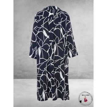 GOZZIP Jurk Milla Zwart/Wit