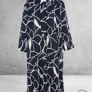 GOZZIP Jurk Milla Zwart/Wit