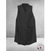 GOZZIP Waistcoat Mouna Zwart