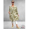 GOZZIP Tuniek/Blouse Johanne Offwhite/Olijf