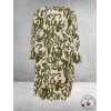 GOZZIP Tuniek/Blouse Johanne Offwhite/Olijf