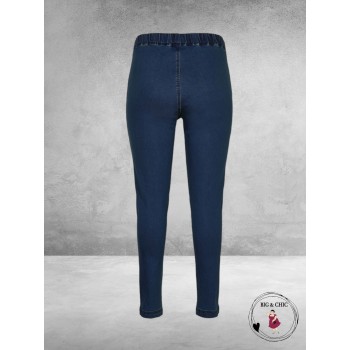 GOZZIP Jeans MAYA LEGGING Dark Blue Denim