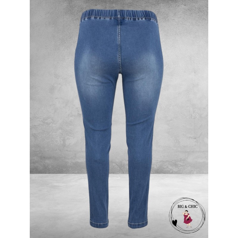 GOZZIP Jeans MAYA LEGGING Light  Blue Denim