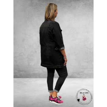 GOZZIP Jeans MAYA LEGGING Black Denim