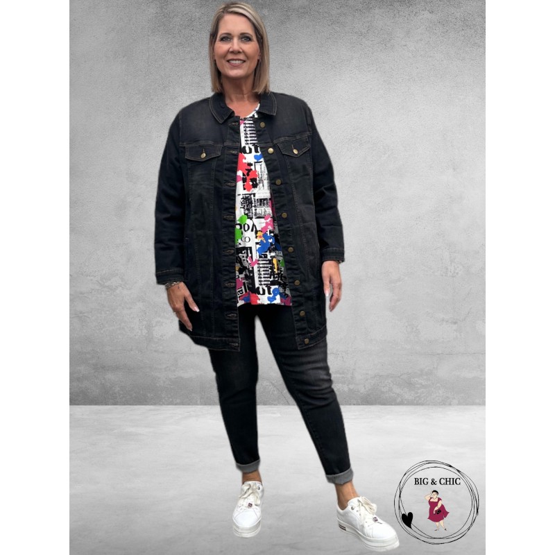 GOZZIP Jeans MAYA LEGGING Black Denim