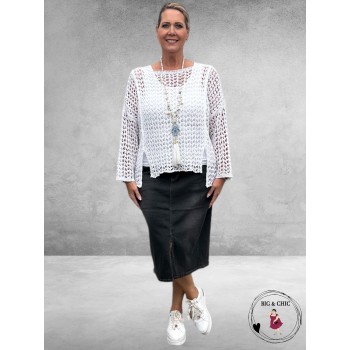 GOZZIP Spijkerrok Alena Black