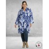 GOZZIP Tuniek/Blouse Ingun Wit/Blauw