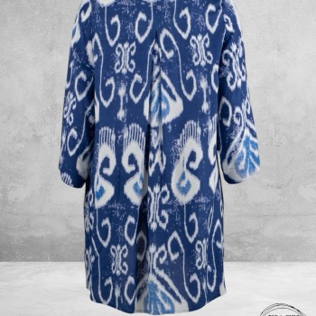 GOZZIP Tuniek/Blouse Ingun Wit/Blauw