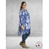 GOZZIP Tuniek/Blouse Ingun Wit/Blauw