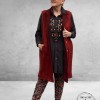 JUST FOR YOU Gilet MARJA Bordeaux