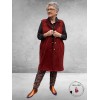 JUST FOR YOU Gilet MARJA Bordeaux