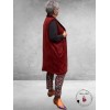 JUST FOR YOU Gilet MARJA Bordeaux