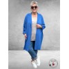 KAFFE CURVE Trui Lizzy Feather Gray/Blue