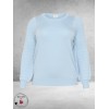 KAFFE CURVE Trui Plooimouw Celestial Blue