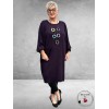 KAFFE CURVE Jurk Loni Dawn Purple